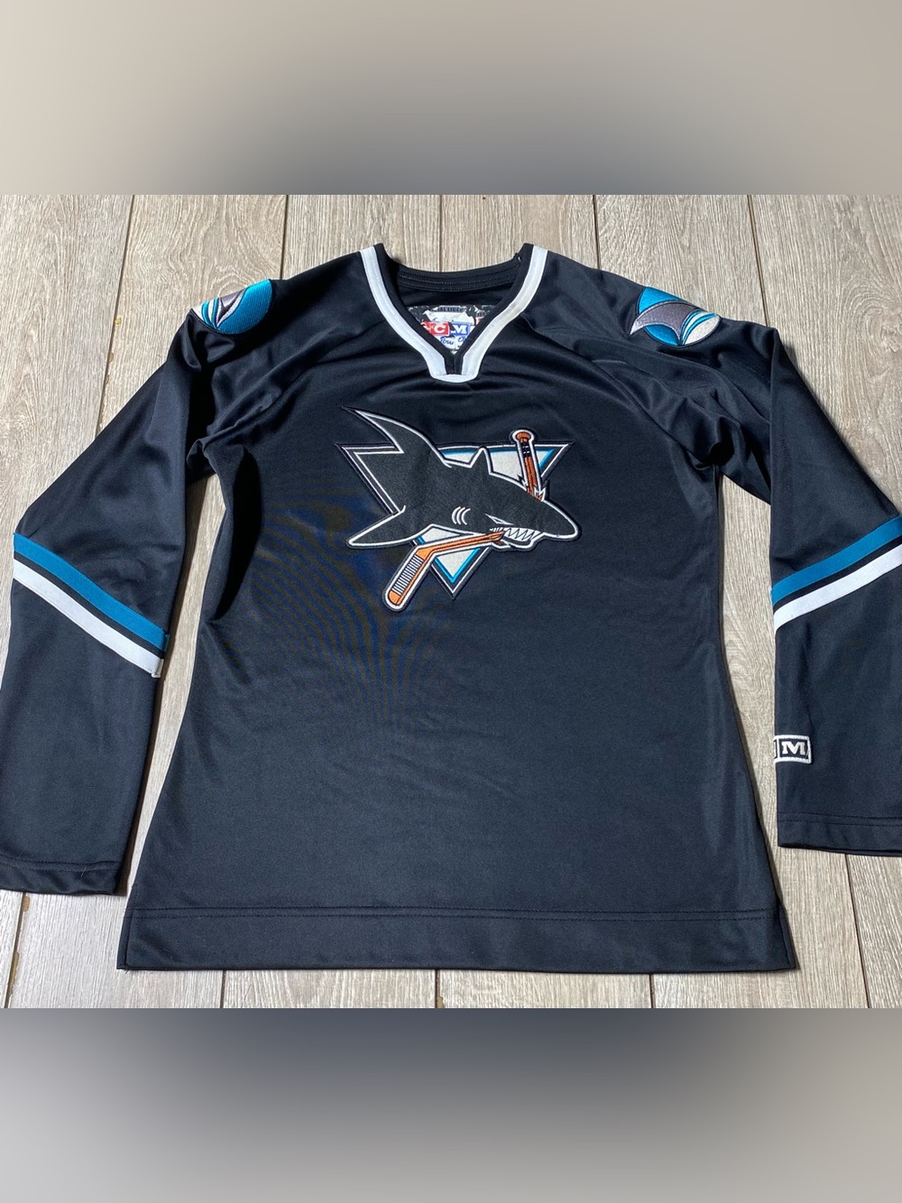 CCM For Her NHL San Jose Sharks Official Licensed Jersey Women’s Small XS VTG